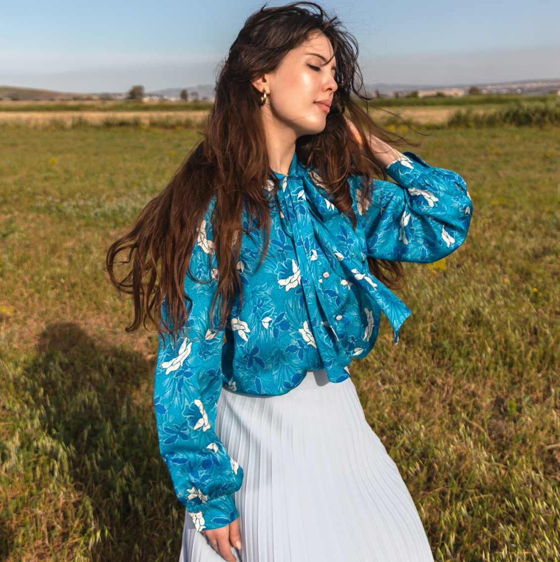 Ocean Bloom Blouse