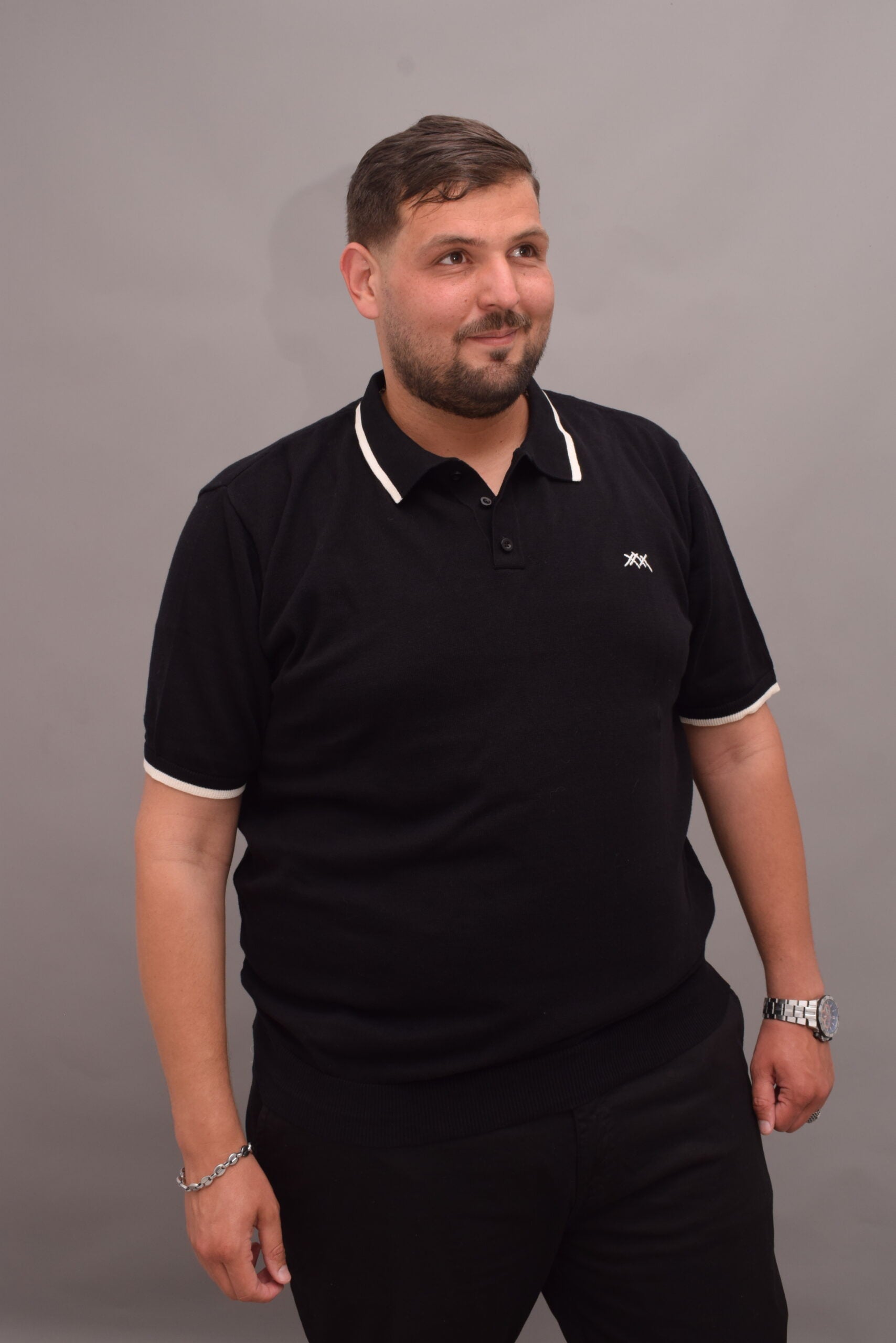 POLO MC NOIR PMCL2601
