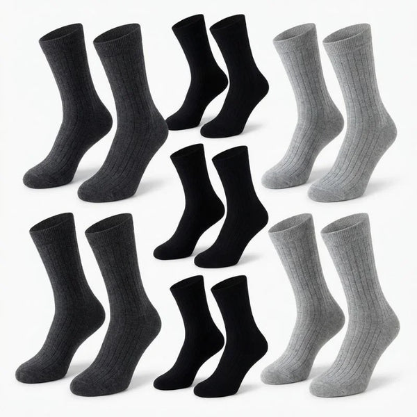 Pack 12 paires chaussettes longues homme classique