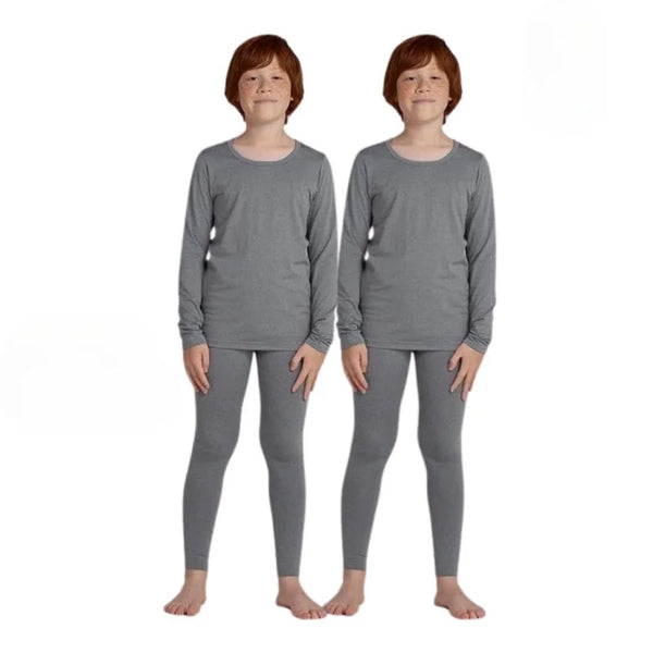 Pack 2 Tenues Sous-vêtement Fille Gris ( Pull – Pantalon )