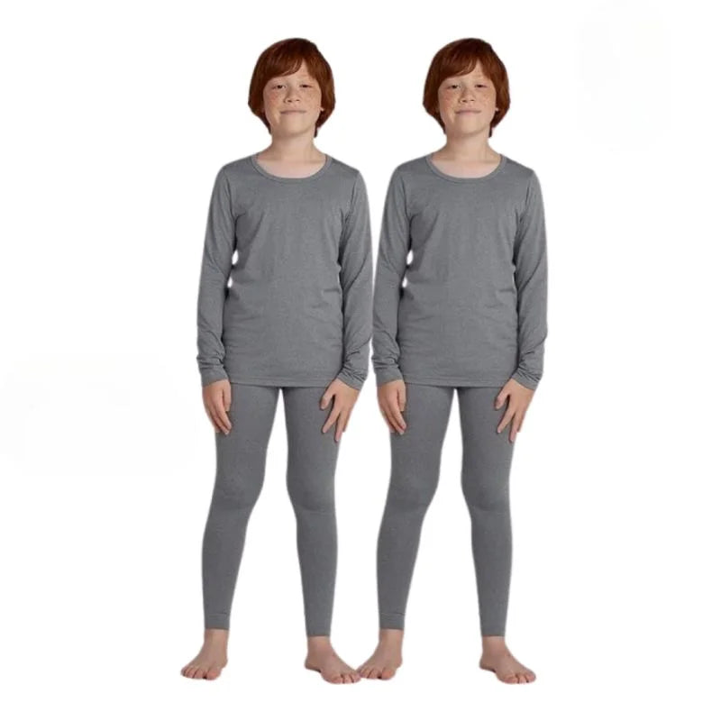 Pack 2 Tenues Sous-vêtement Garçon Gris ( Pull – Pantalon )
