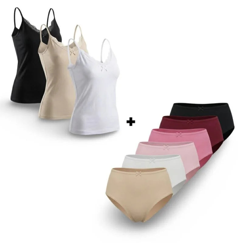 Pack 2en1 Femme Coton