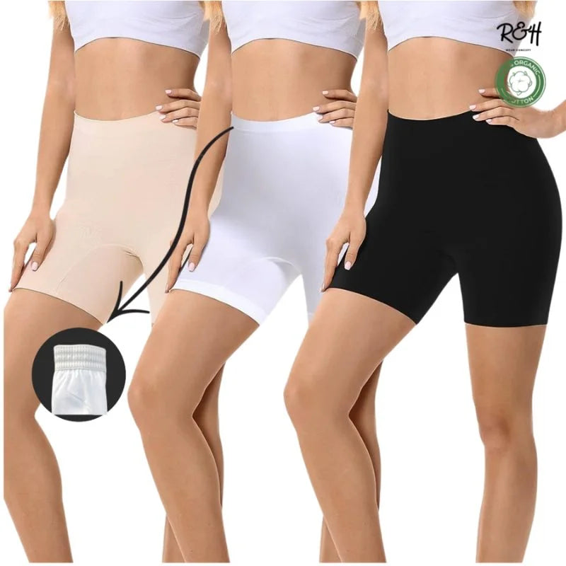 Pack 3 Shorties Femme Coton