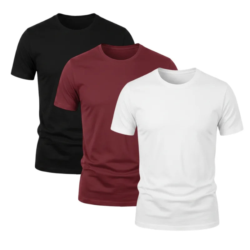 Pack 3 t-shirts 100 % coton