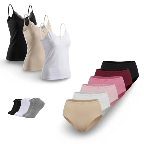 Pack 3en1 Femme Coton