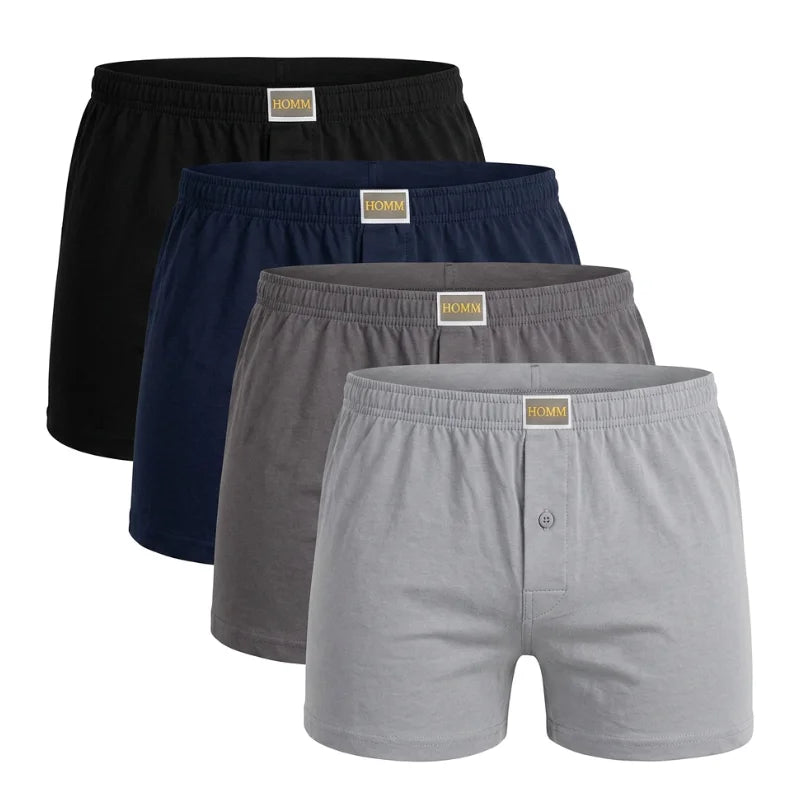 Pack 4 Slip Short Senior Bouton