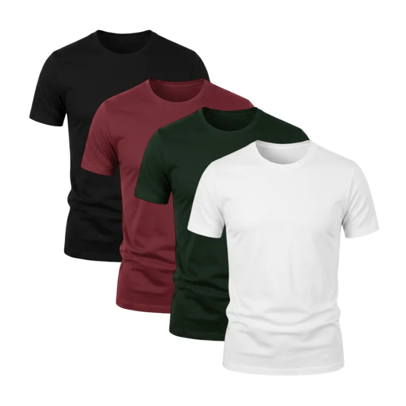 Pack 4 T-shirt 100 % coton