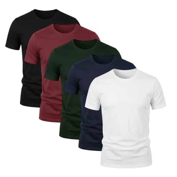 Pack 5 t-shirts 100 % coton