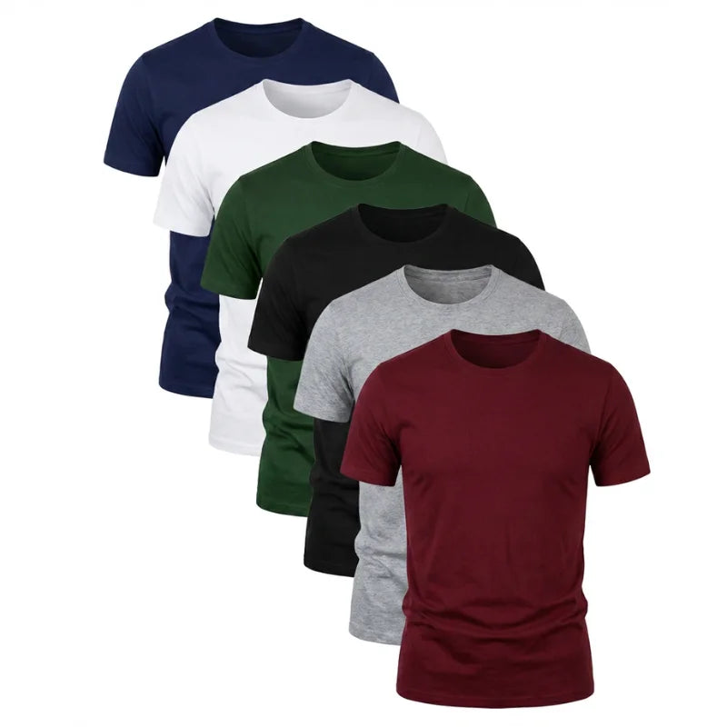 Pack 6 t-shirts 100 % coton