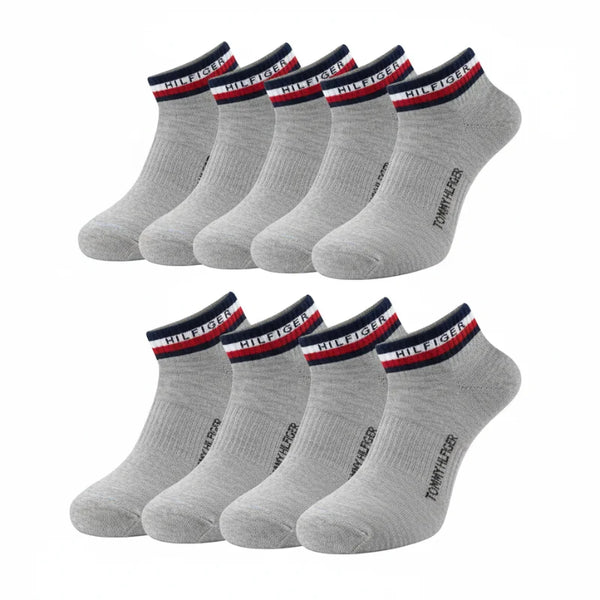 Pack Signature Tommy Hilfiger – 6 Paires – Gris Heritage