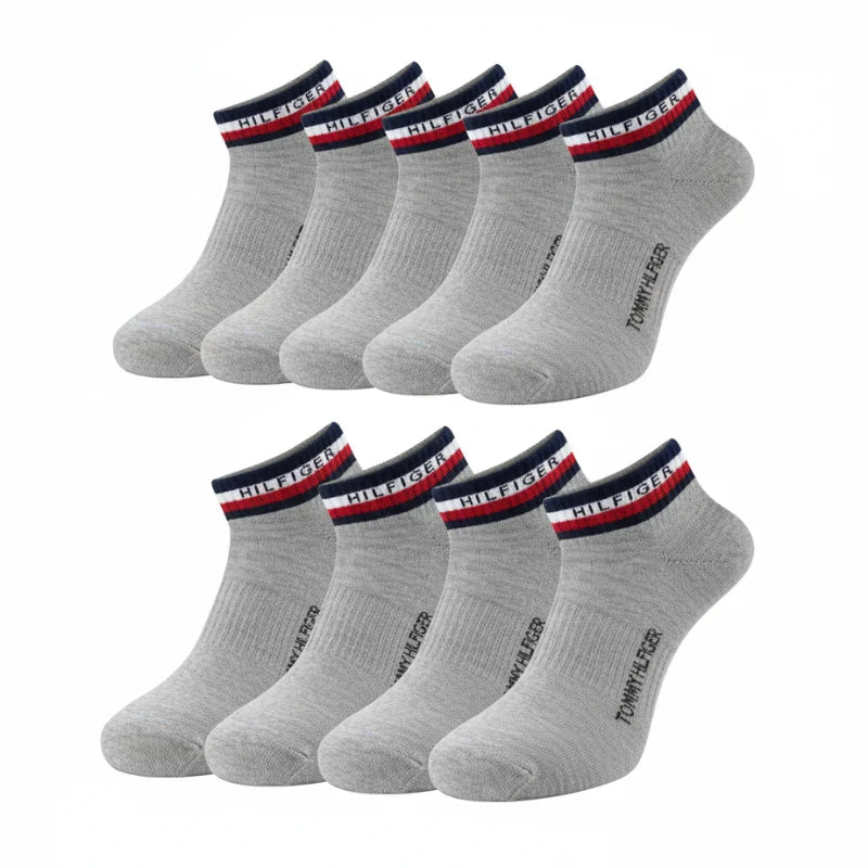 Pack Signature Tommy Hilfiger – 6 Paires – Gris Heritage