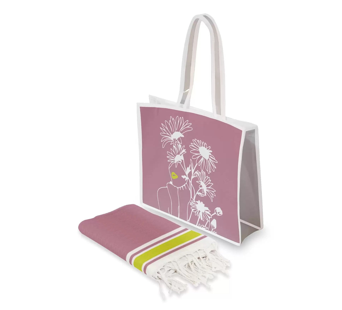 Pack Fouta Admiring in flowers