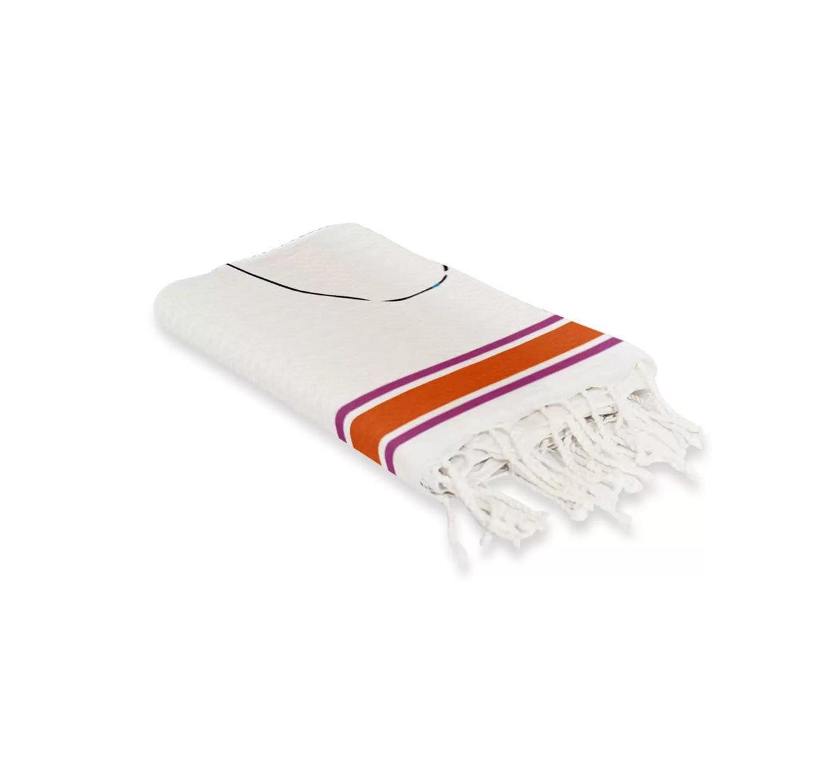 Fouta Flowers Colors