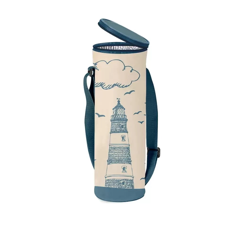 Porte Bouteille isotherme 1.5L Marine