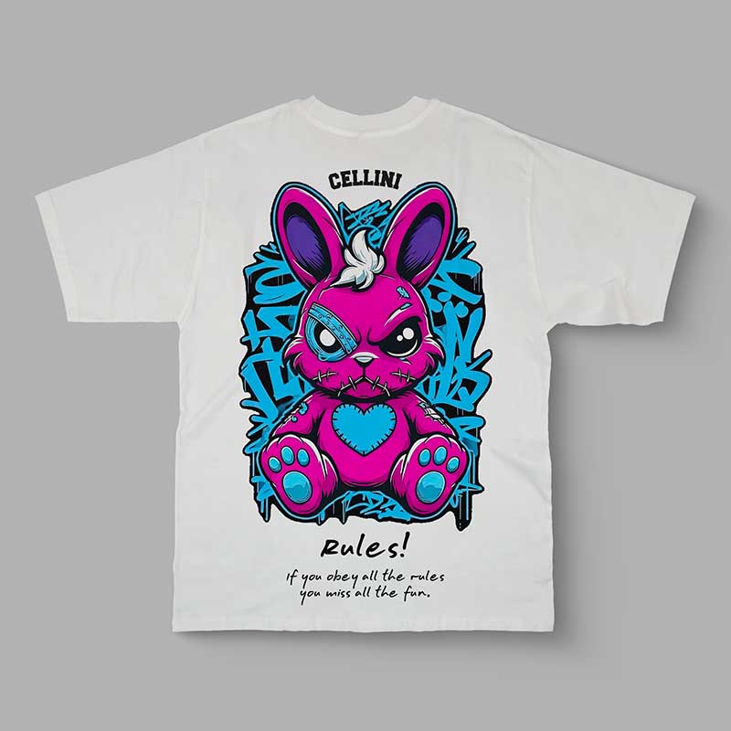 T-shirt Oversize "Rules!" - CELLINI