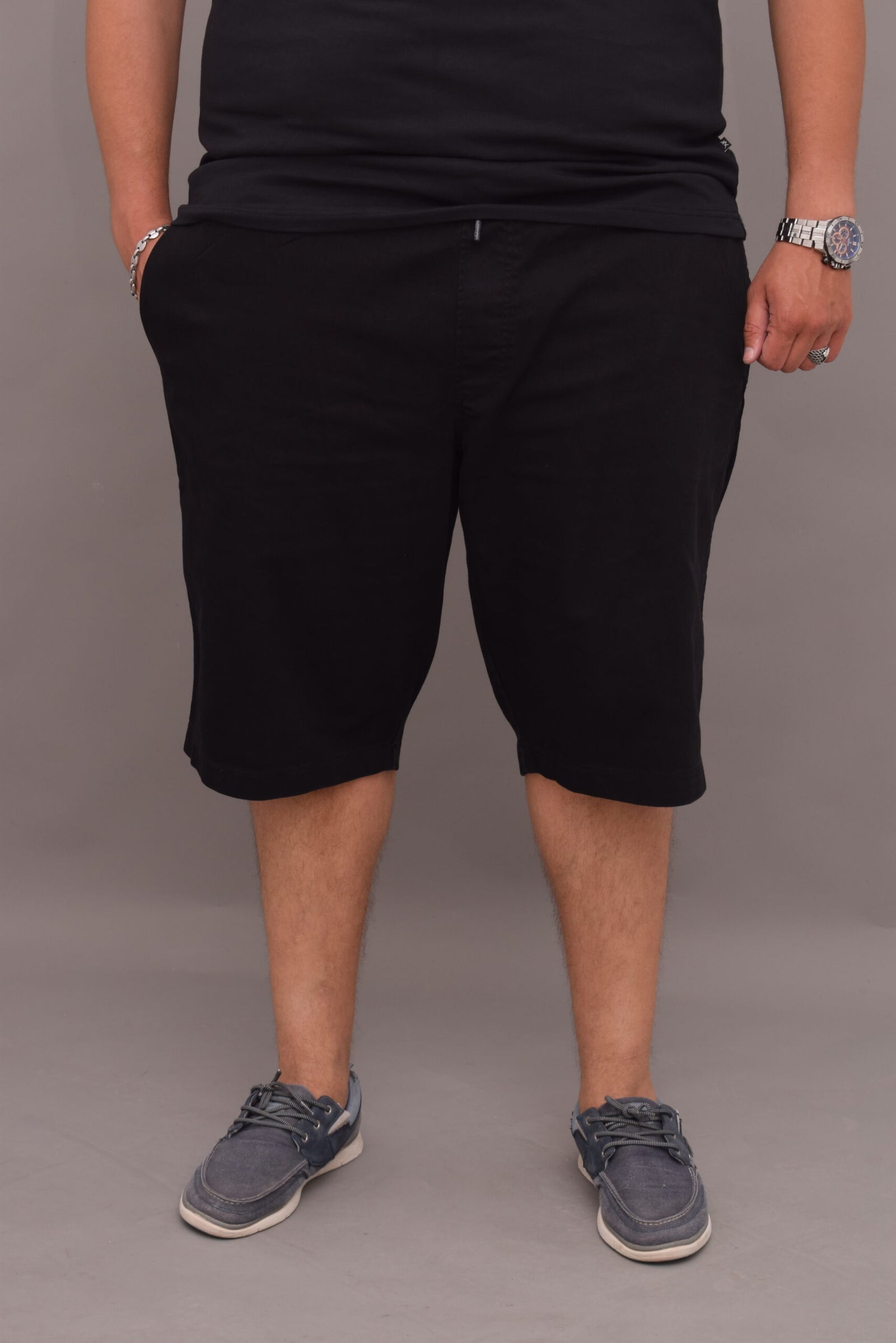 SHORT DENIM BLACK SHDC2604