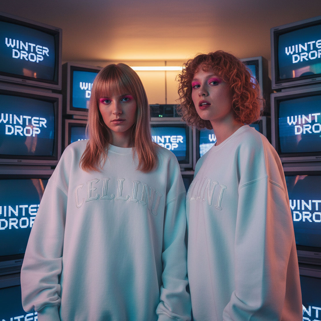 Sweatshirt CELLINI "Arc Gothic" - Édition Années 90