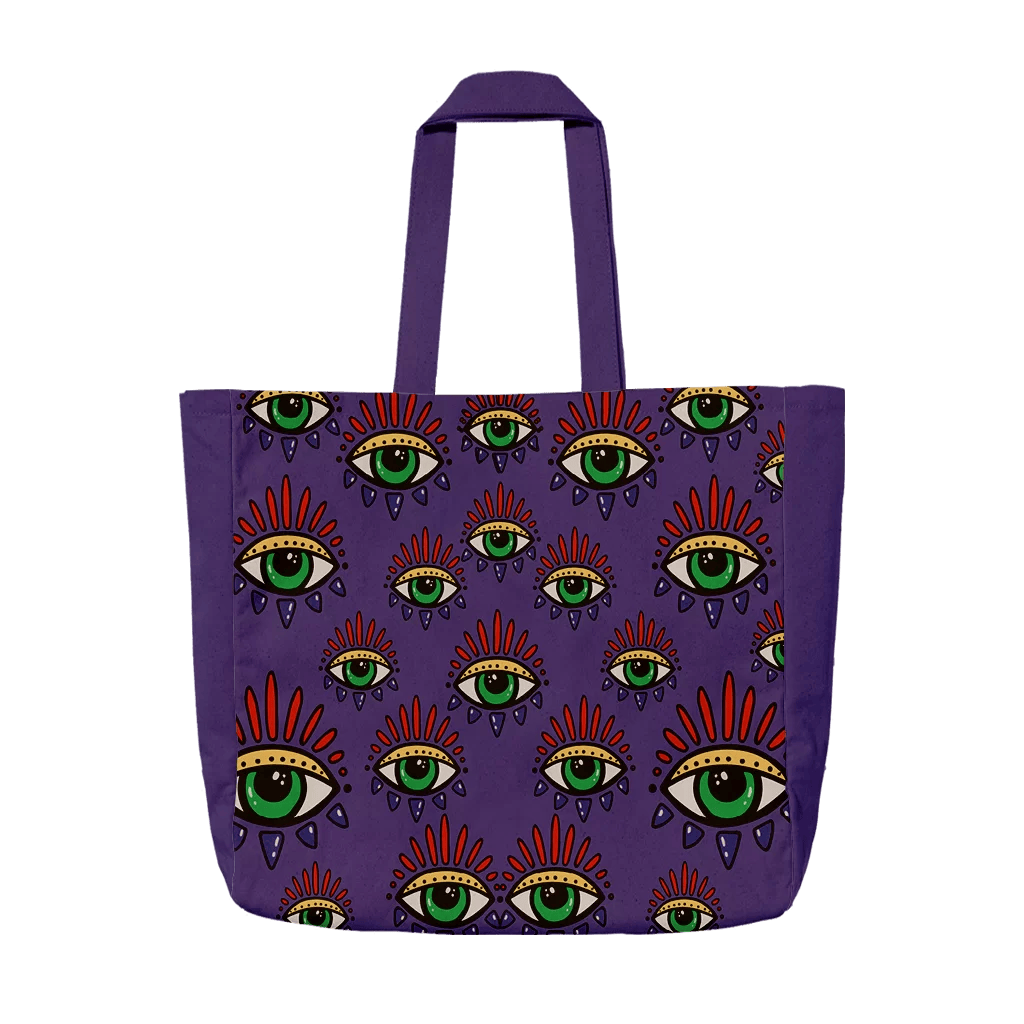 Tote Bag Baleo Maya Eyes Verso