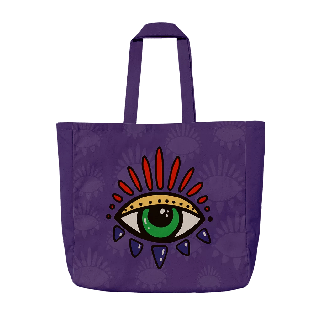 Tote Bag Baleo Maya Eyes Verso