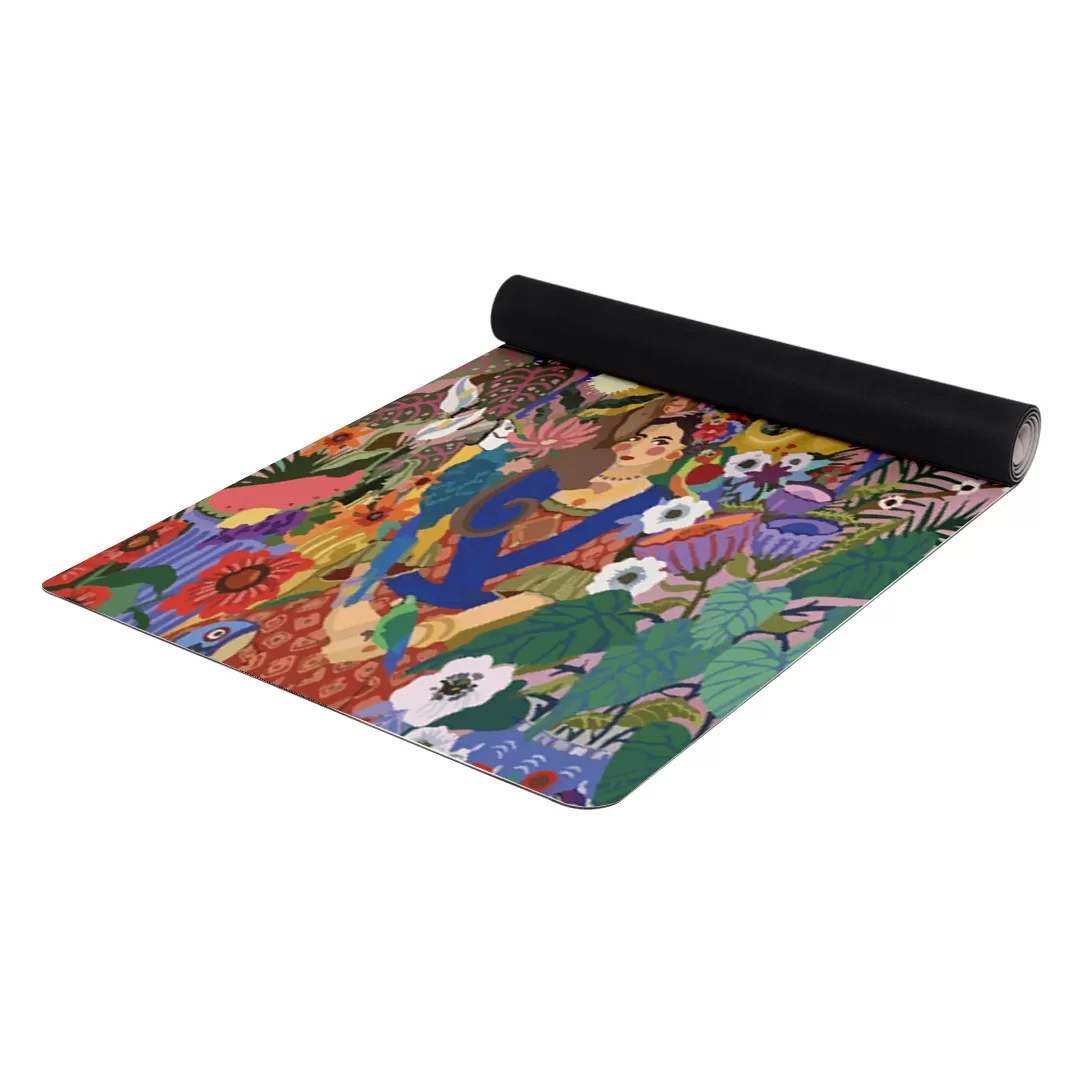 Tapis Yoga Floral Woman