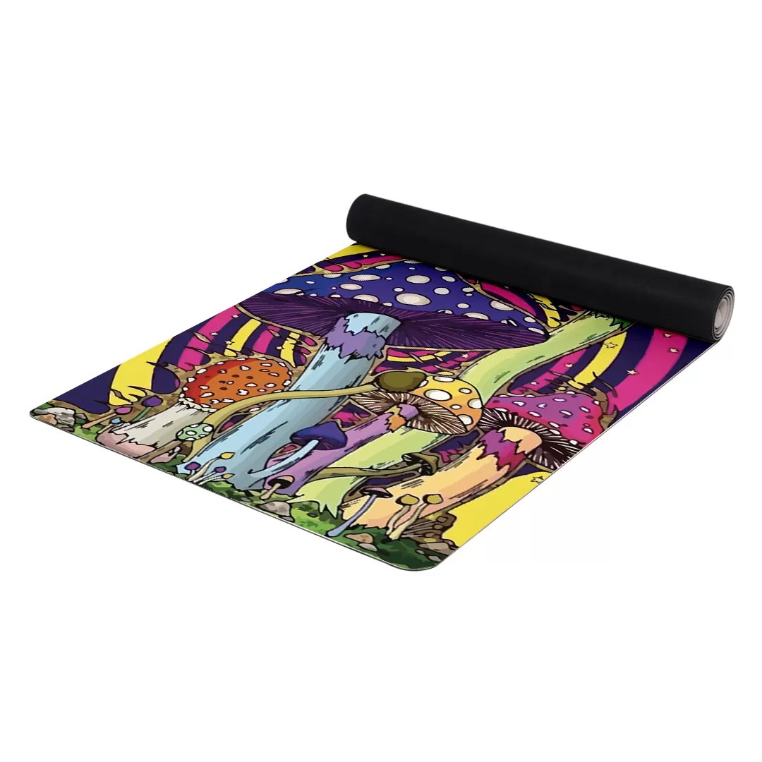 Tapis Yoga Mushrooms Forest