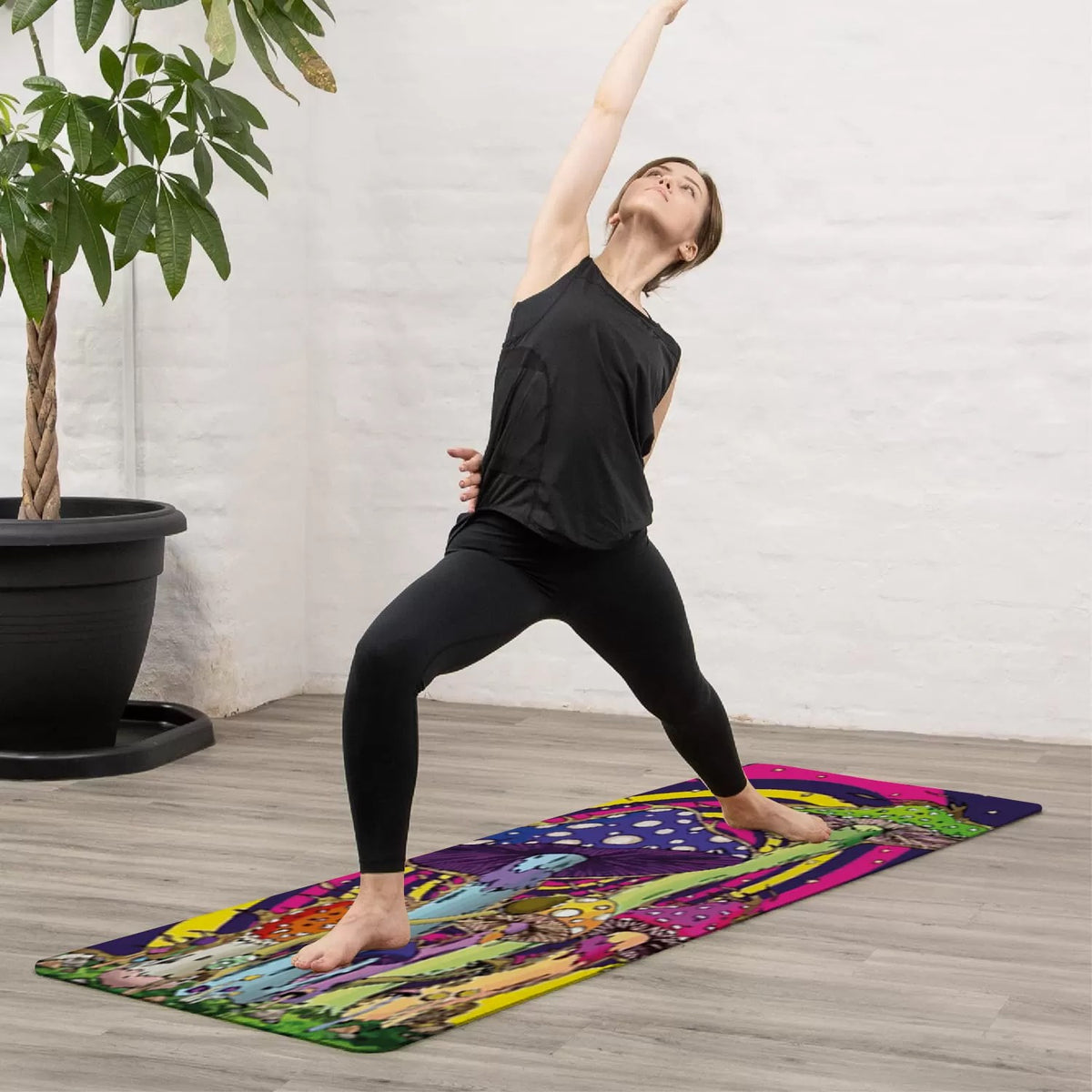 Tapis Yoga Mushrooms Forest