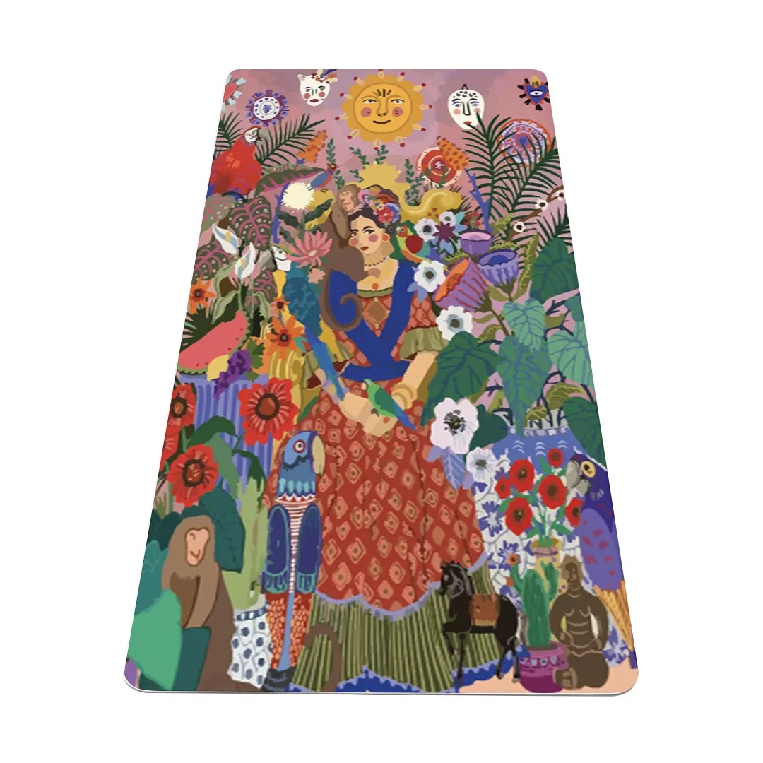 Tapis Yoga Floral Woman