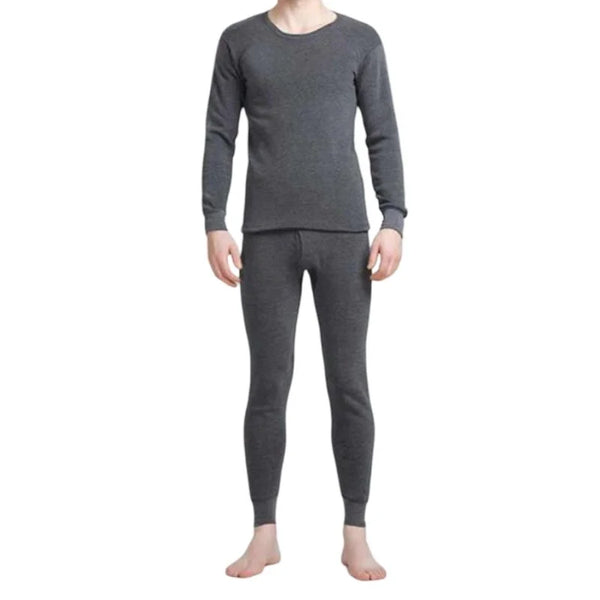 Tenue sous-vêtement Homme Gris (pantalon – pull)