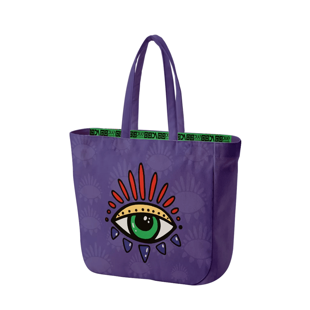 Tote Bag Baleo Maya Eyes Verso