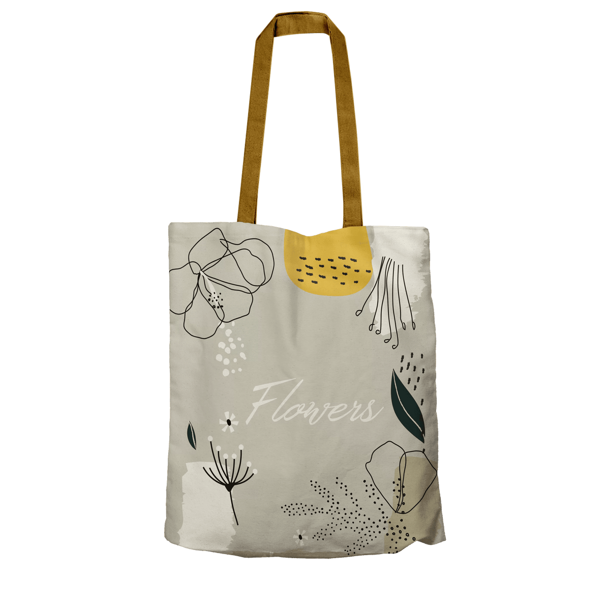Tote Bag L Flowers