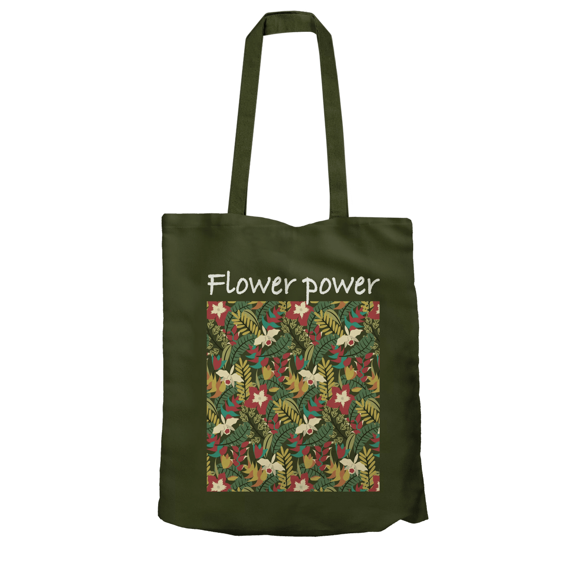 Tote Bag L Flower Power