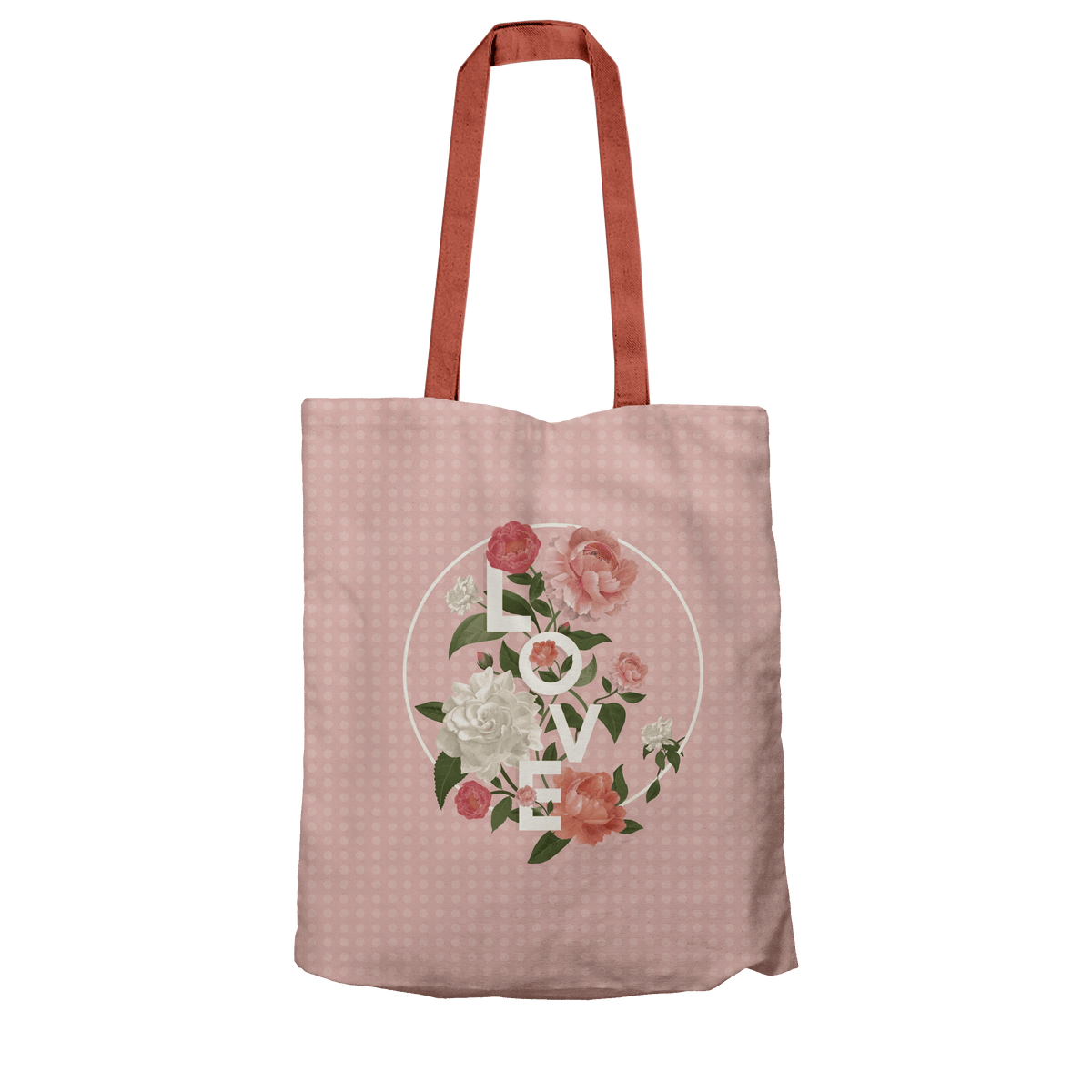 Tote Bag L Love Floral