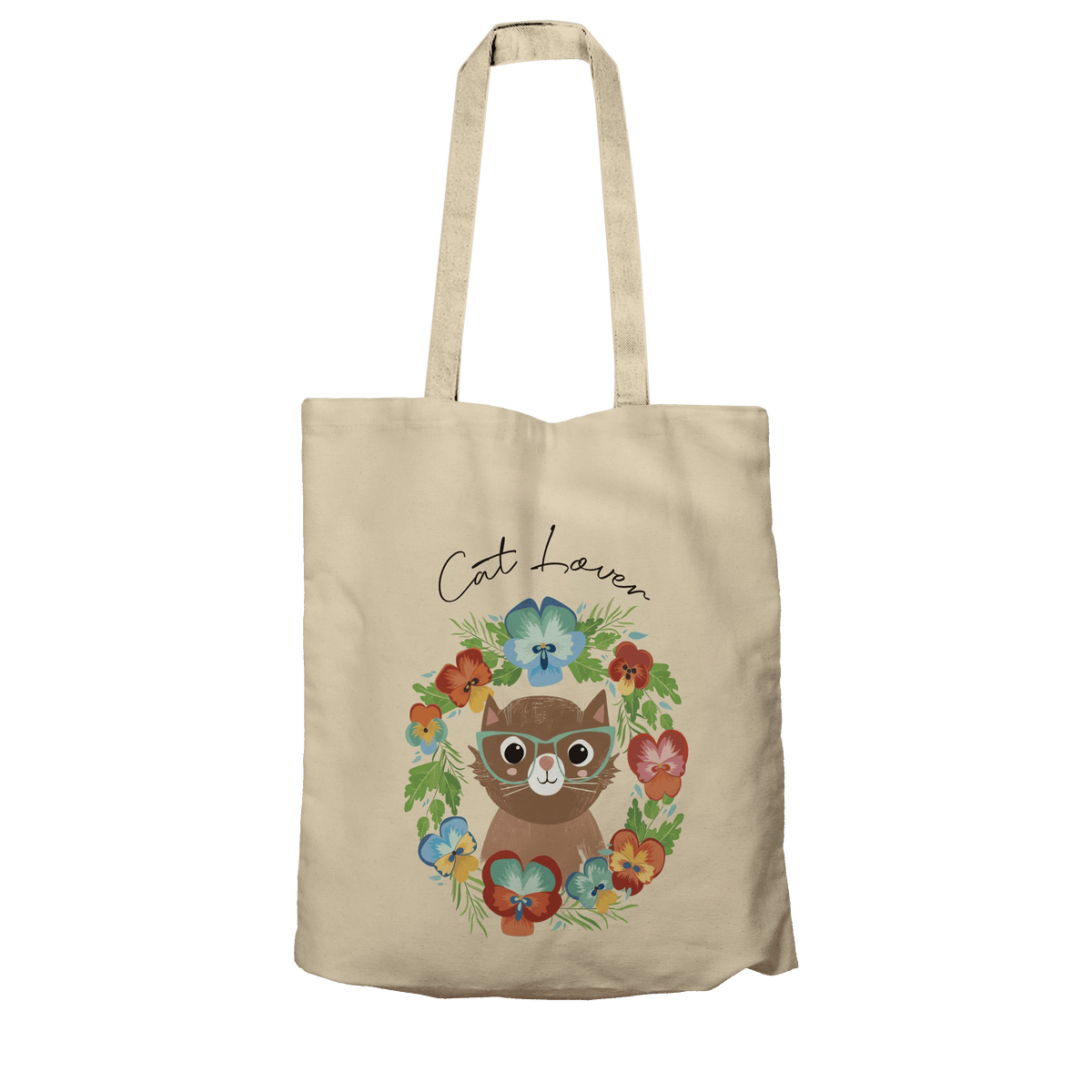 Tote Bag L Cat Lover