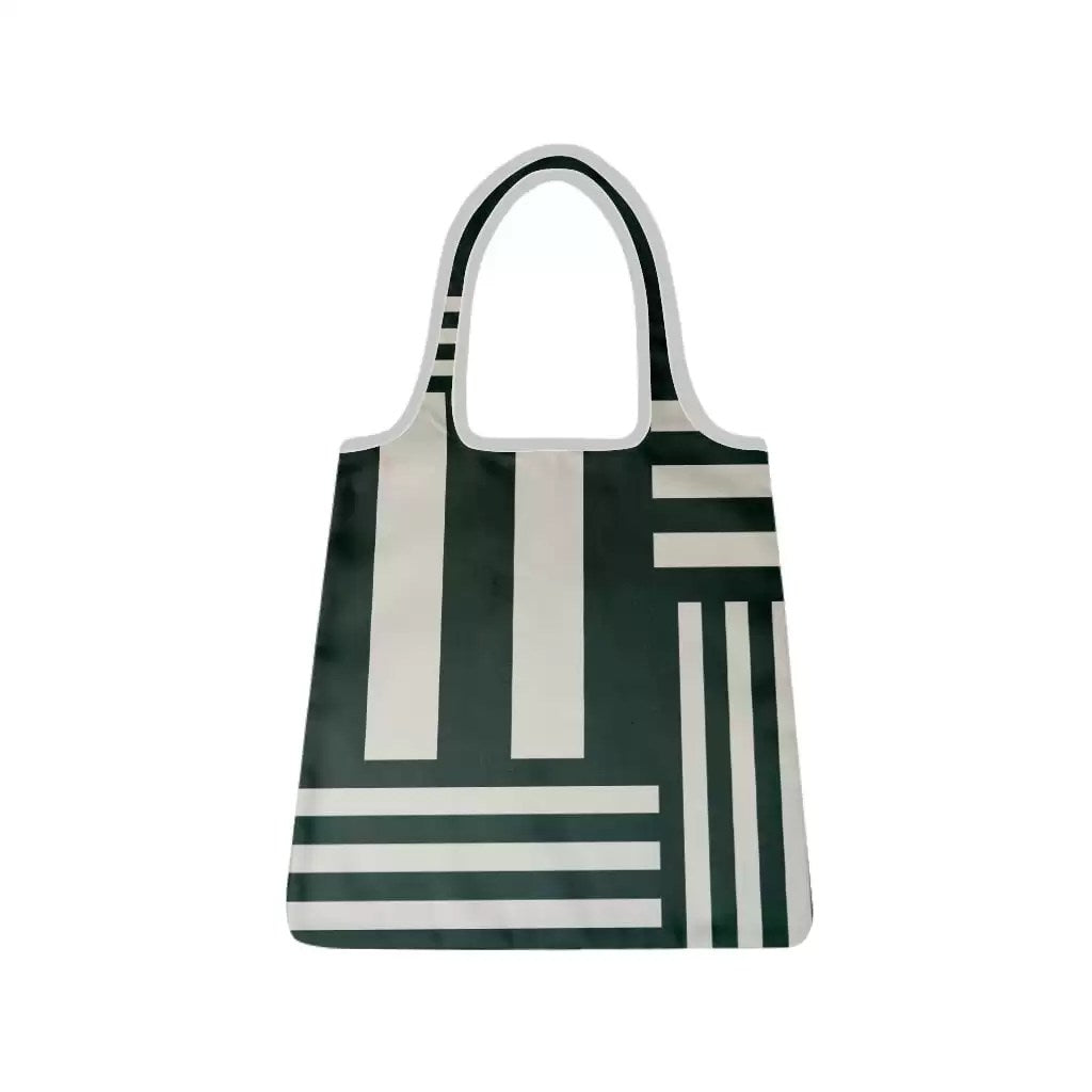Tote Bag Bold Prada Style Blue Up
