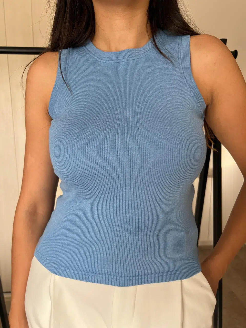 Débardeur Parisien en Coton