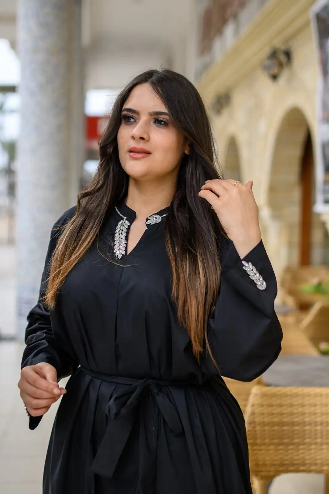 Robe en Popeline de Coton