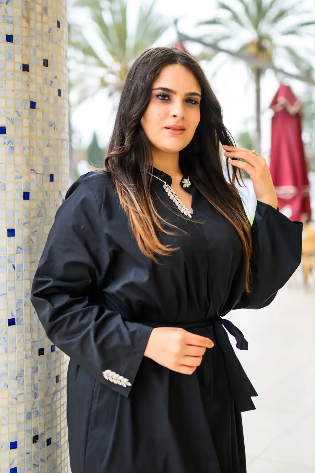Robe en Popeline de Coton