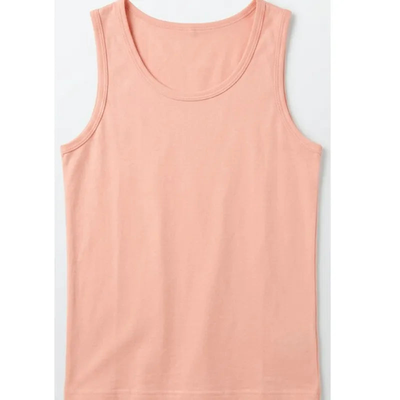 Débardeur en Viscose Rose Nude
