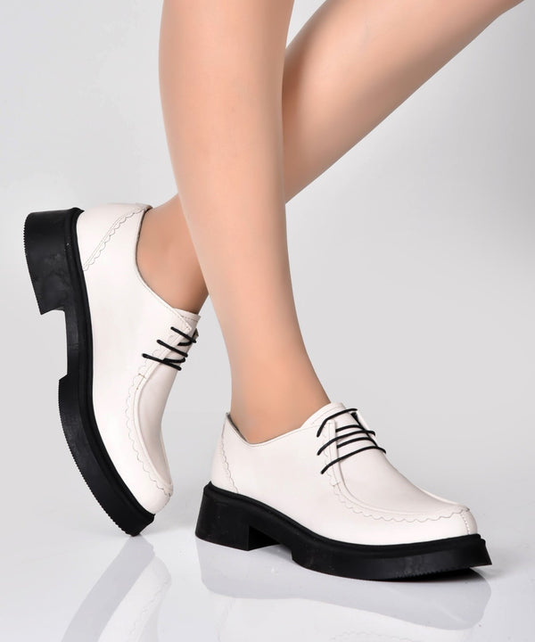 Derbies Femme Cuir B19