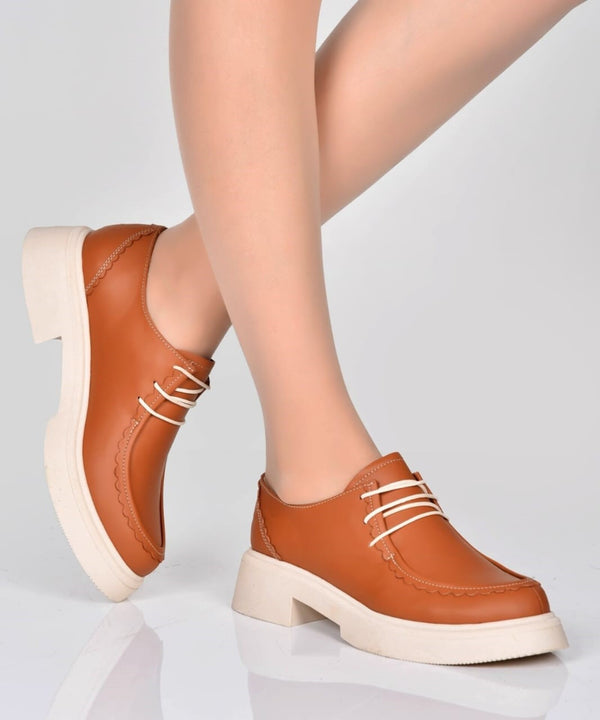 Derbies Femme Cuir B19
