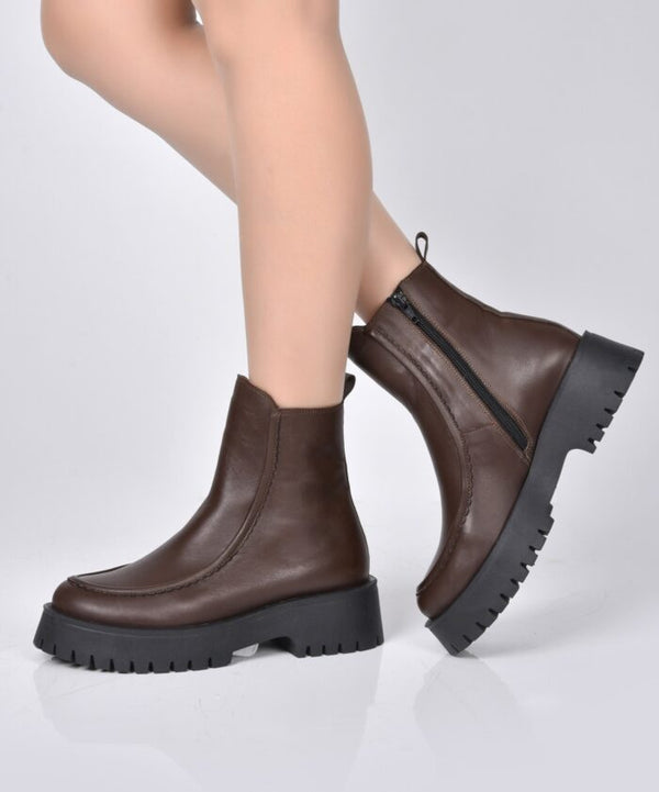 Bottes CRB Cuir Femme B32