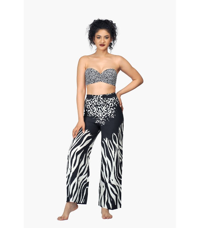 Pantalon de Plage Large Zèbre