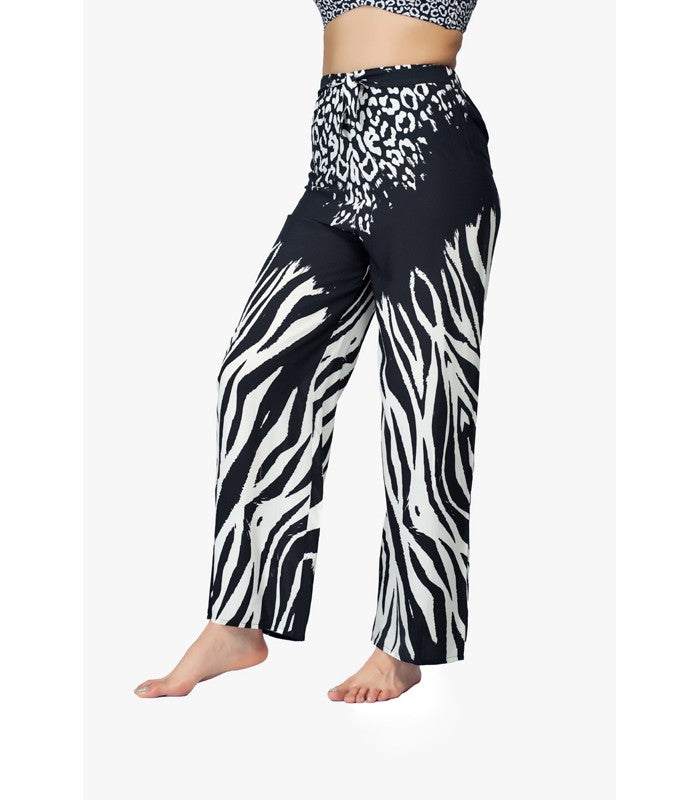 Pantalon de Plage Large Zèbre