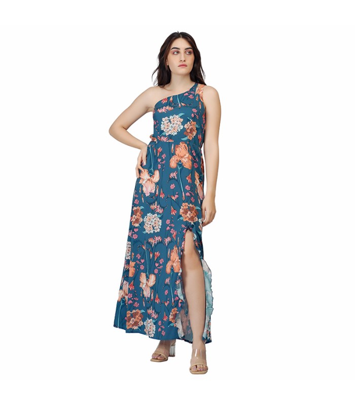 Robe de Plage Longue Imprimé Floral