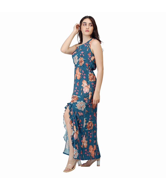 Robe de Plage Longue Imprimé Floral