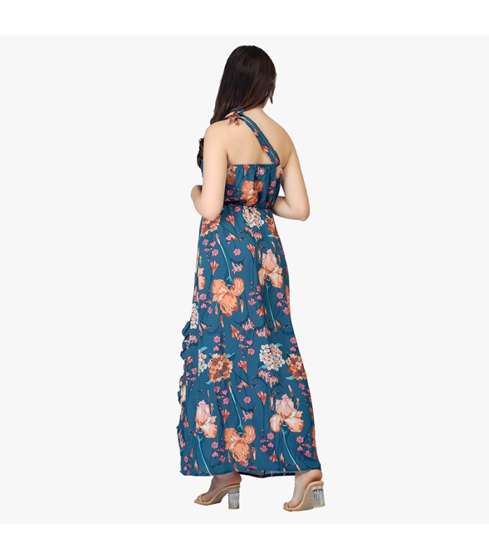 Robe de Plage Longue Imprimé Floral