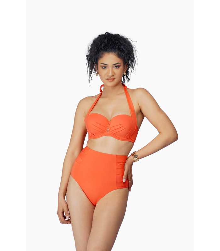 Bikini Bandeau Taille Haute
