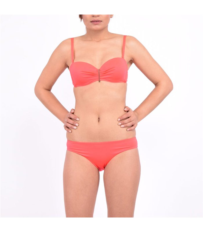 Bikini Bandeau Uni Nancy