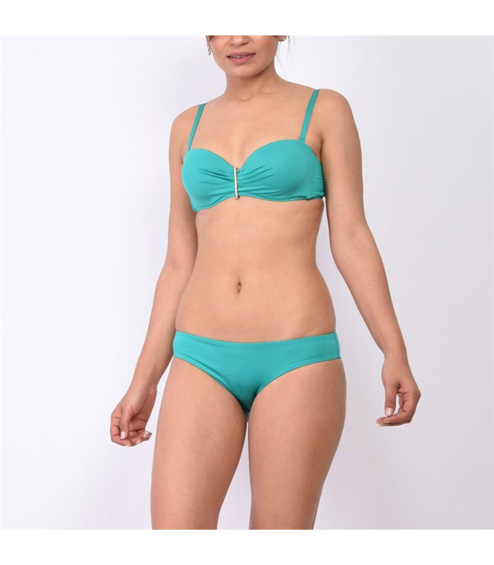 Bikini Bandeau Uni Nancy