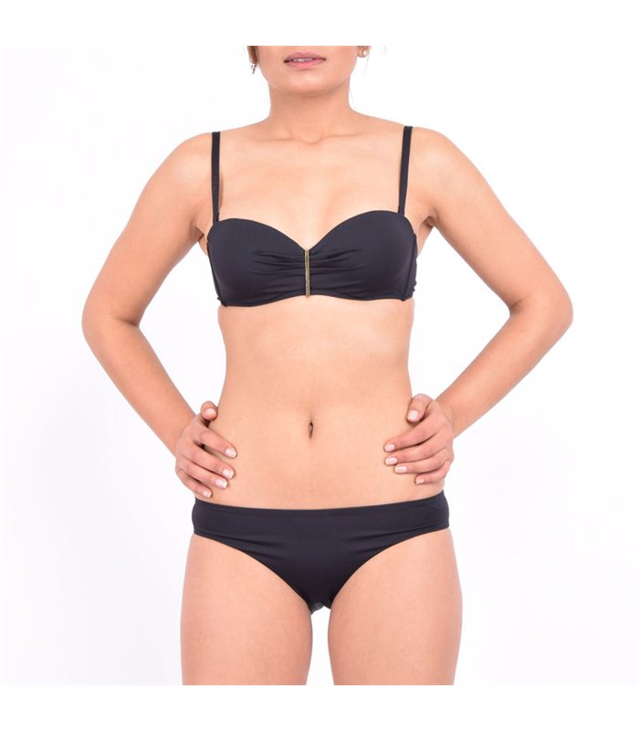 Bikini Bandeau Uni Nancy
